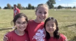 3 webster students pose for picture