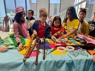 Valerius students participating in an activity